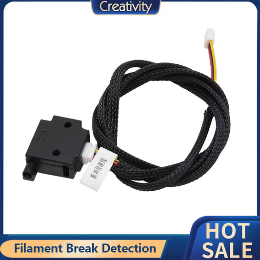 3D Printer Filament Break Detection Module With 1M Cable Run-out Sensor Material Runout Detector For Ender3 CR10 ELF 3D Printer